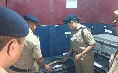 एसपी ऋषिकेश ने किया रायवाला कोतवाली का अर्द्धवार्षिक निरीक्षण