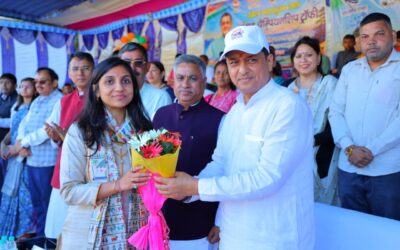 रांसी स्टेडियम में गूंजा युवा जोश, सांसद चैंपियनशिप ट्रॉफी का उत्साहपूर्ण शुभारंभ