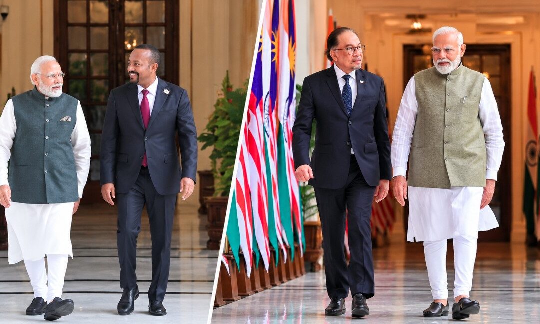 प्रधानमंत्री मोदी ने मलेशिया और इथियोपिया के प्रधानमंत्रियों से की मुलाकात