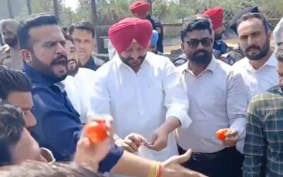 लुधियाना में CM मान के काफिले पर टमाटर फेंकने का आरोप, रवनीत बिट्टू हिरासत में