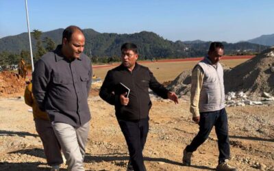 लोहाघाट में 257 करोड़ की लागत से बन रहा बालिका स्पोर्ट्स कॉलेज, डीएम ने किया निरीक्षण