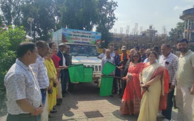 समृद्ध किसान, सशक्त उत्तराखण्ड अभियान के तहत हल्द्वानी पहुँचा कृषक रथ