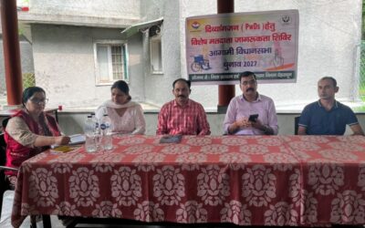दिव्यांगजनों को मतदान के प्रति किया जागरूक, शत-प्रतिशत मतदान का आह्वान