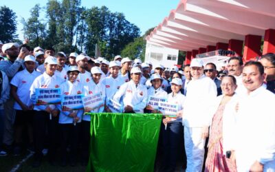 मुख्यमंत्री ने नशामुक्त उत्तराखण्ड वॉकथॉन को दिखाई हरी झंडी