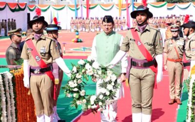 मुख्यमंत्री ने पुलिस स्मृति दिवस पर शहीद जवानों को दी श्रद्धांजलि, परिजनों को किया सम्मानित