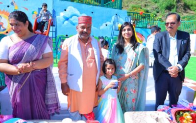 पूल्ड आवास परिसर की बाल वाटिका को मिला नया स्वरूप, बच्चों के लिए किया गया लोकार्पण
