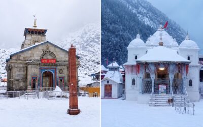 उत्तराखंड में बदला मौसम का मिजाज, केदारनाथ और गंगोत्री धाम में हुई बर्फबारी