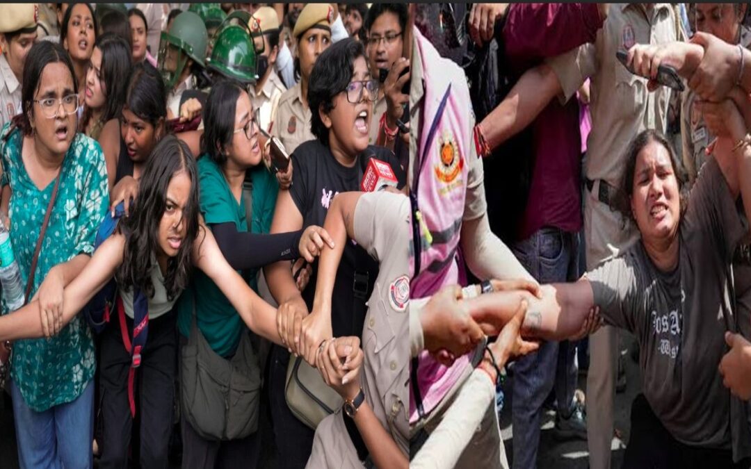 सीईसी के इस्तीफे की मांग को लेकर दिल्ली में प्रदर्शन, पुलिस ने कई प्रदर्शनकारियों को हिरासत में लिया