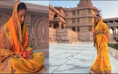 ‘नई नवेली’ की रिलीज से पहले अयोध्या पहुंचीं यामी गौतम, किए रामलला के दर्शन
